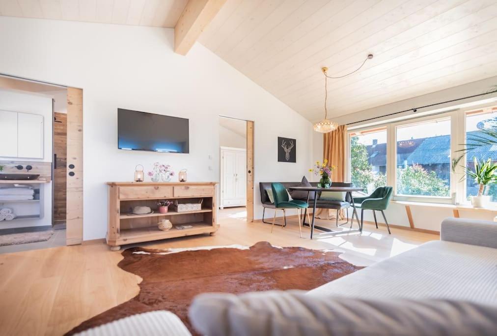 Exklusives Design-Apartment & Sauna Warngau Kültér fotó